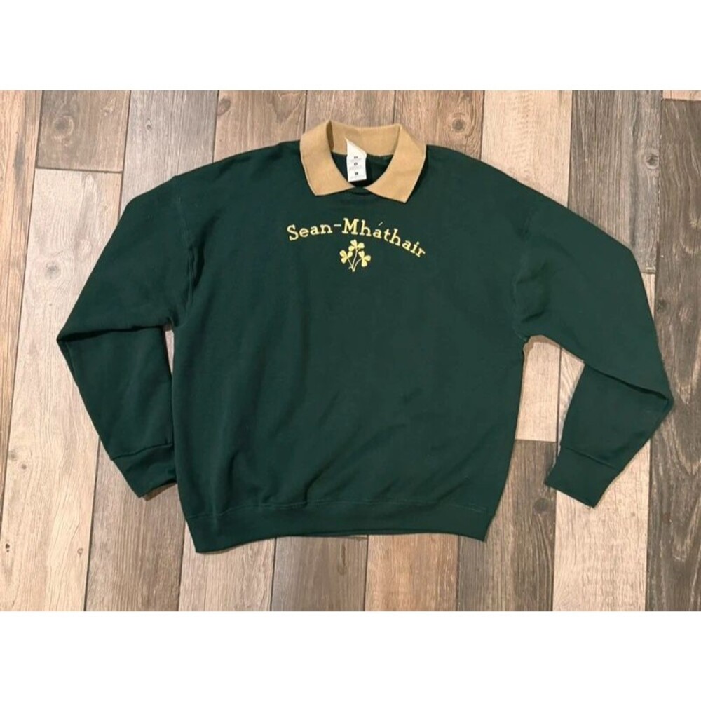 Vintage Grandma Collared Crewneck Sweater